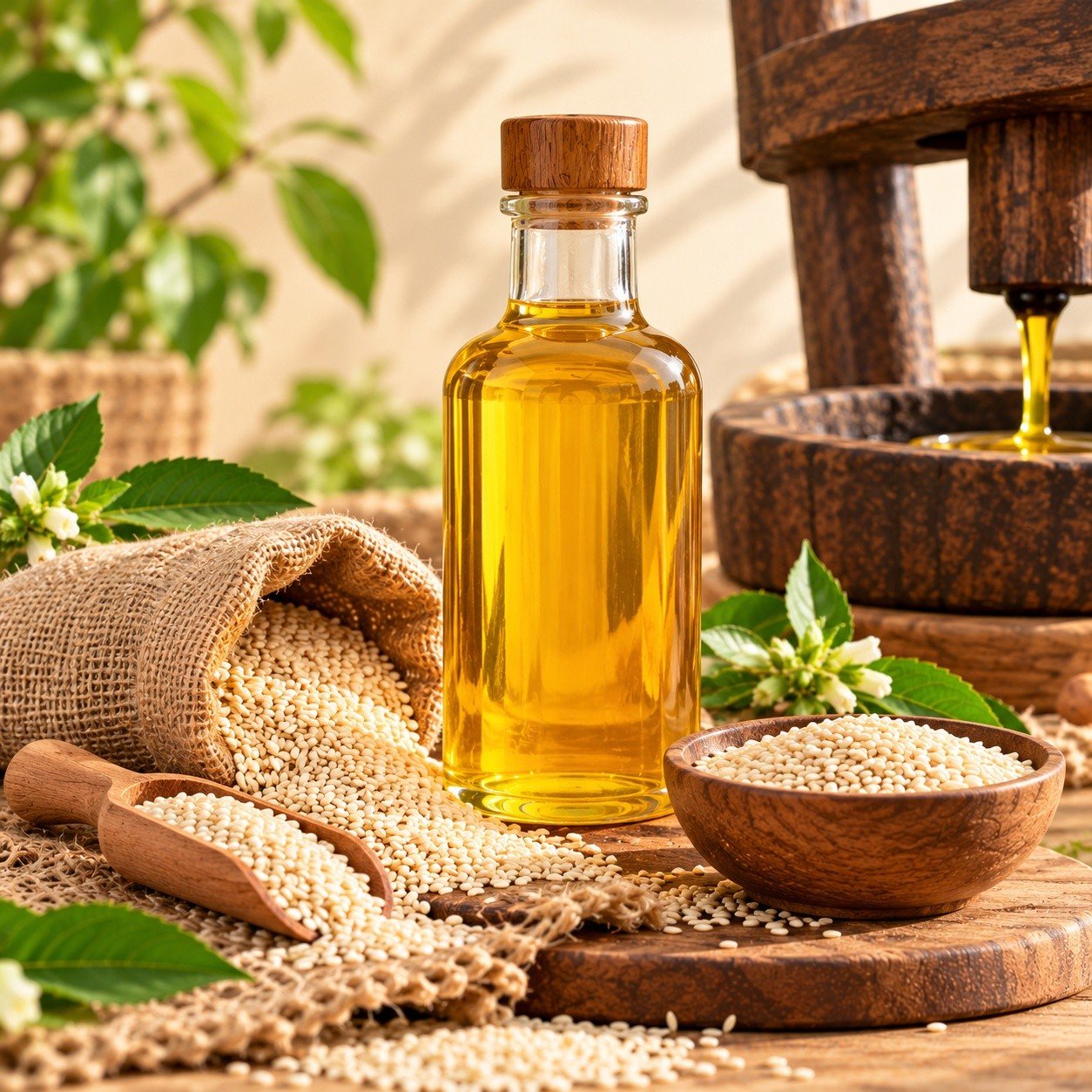 Cold / Wood Pressed Sesame Oil