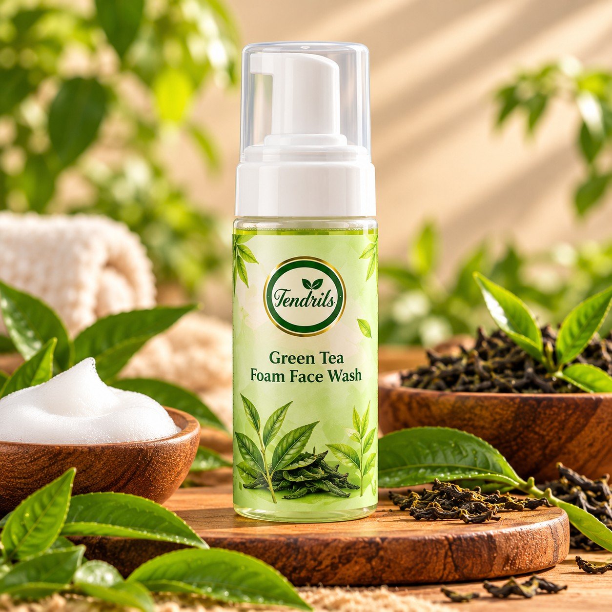 Green Tea Foam Face Wash